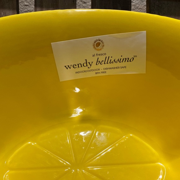 Lemon Serving Bowl, Melamine Lemon Shaped Serving Bowl, Lemon Bowl, Lemon Decor - Picture 9 of 13